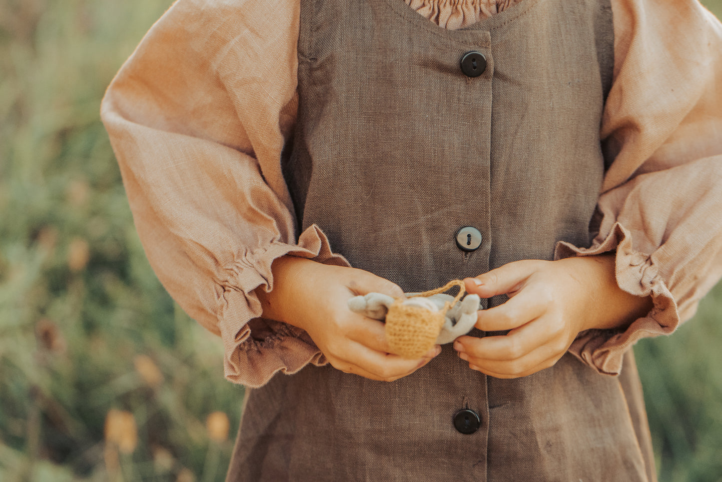 gathered long sleeve shirt